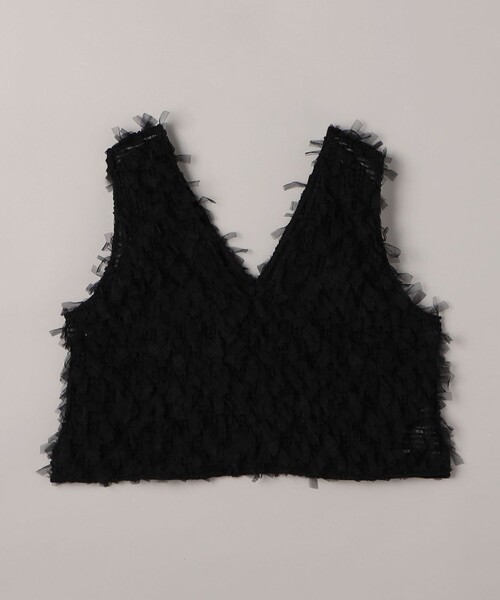 coen（コーエン）の「リボンチュール 2wayベスト（ベスト・レディース・ブラック/オフホワイト・FREE）」の20枚目の写真