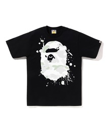 A BATHING APE(AxCVOGCv)CITY CAMO PAINTING APE HEAD TEE(TVc/Jbg\[)