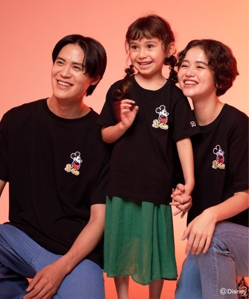 Mickey/Arnold Palmer/シェア ワッペンTシャツ（Tシャツ