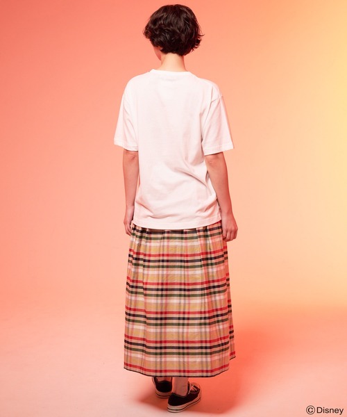 Disney（ディズニー）の「Mickey/Arnold Palmer/シェア ワッペンTシャツ（Tシャツ/カットソー・レディース・ブラック/ホワイト・L/M/S/XS/LL）」の15枚目の写真