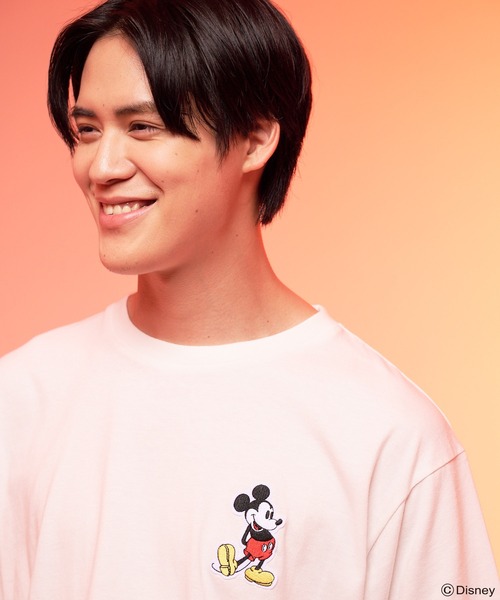 Disney（ディズニー）の「Mickey/Arnold Palmer/シェア ワッペンTシャツ（Tシャツ/カットソー・レディース・ブラック/ホワイト・L/M/S/XS/LL）」の19枚目の写真