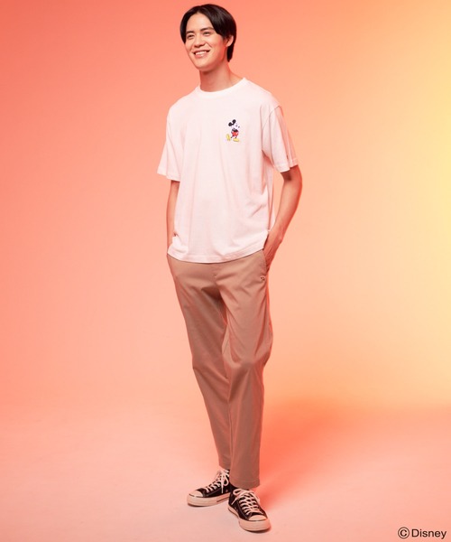 Mickey/Arnold Palmer/シェア ワッペンTシャツ（Tシャツ