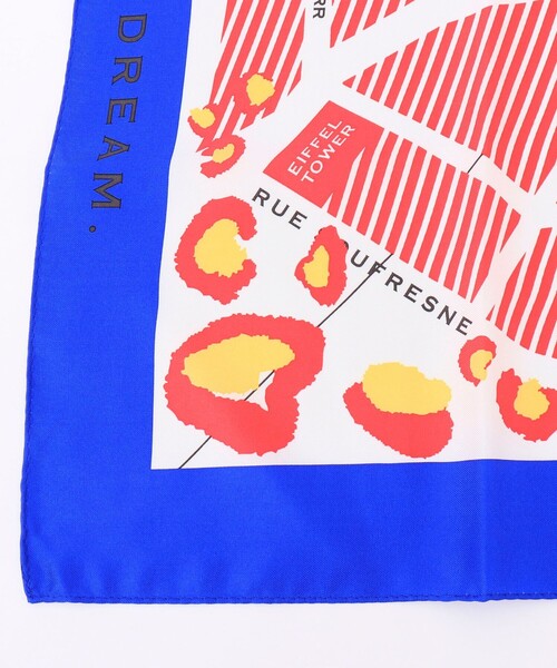 NOLLEY’S(ノーリーズ)の「シルクプリントスカーフ66(ストール/ショール・レディース・ブルー系その他/オレンジ系その他・FREE)」の7枚目の写真