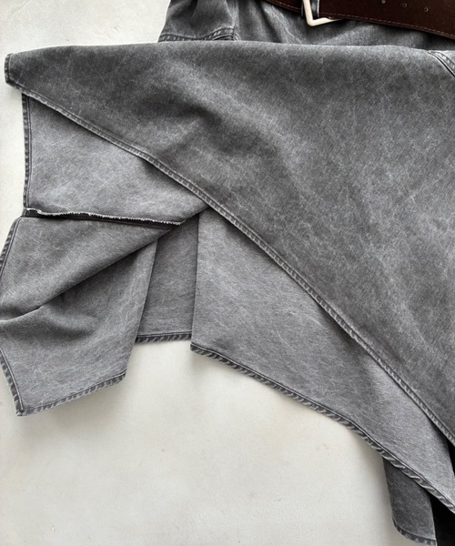 SHAGGIE（シャギー）の「【ViVi掲載】ベルト付きミモレ丈スカート（スカート・レディース・ブラック/ブラウン・MEDIUM/SMALL）」の12枚目の写真