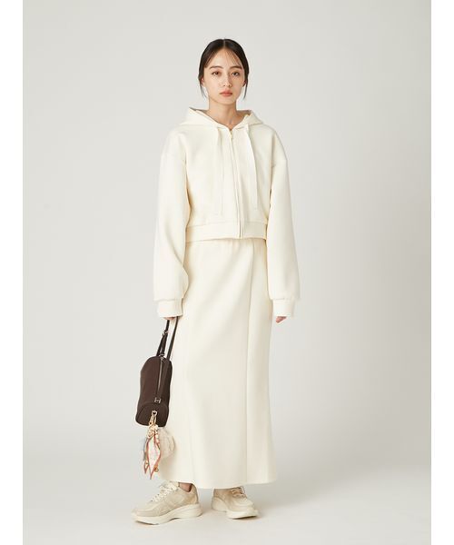 FRAY I.D（フレイアイディー）の「ファー&スカーフチャーム（キーケース/キーアクセサリー・レディース・イエロー/ベージュ/ラベンダー/ブラウン・F）」の20枚目の写真