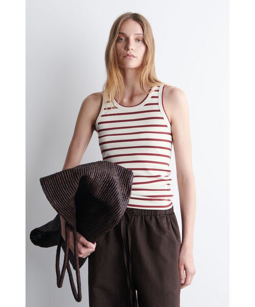 リブ編みタンクトップ（タンクトップ）｜COS（コス）のファッション