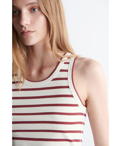 COS（コス）の「リブ編みタンクトップ（タンクトップ）」 - WEAR