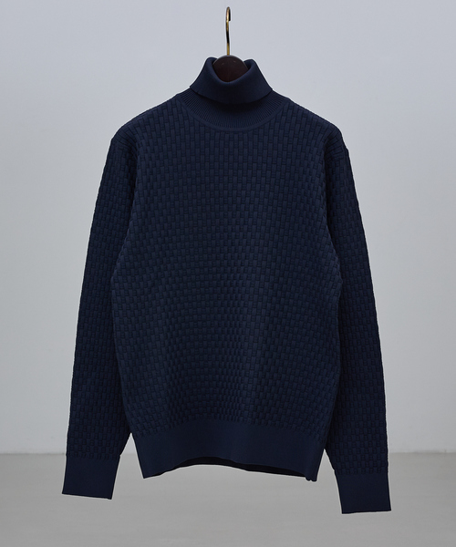 軽量 / ハイストレッチ】ブロックチェック ジャガード