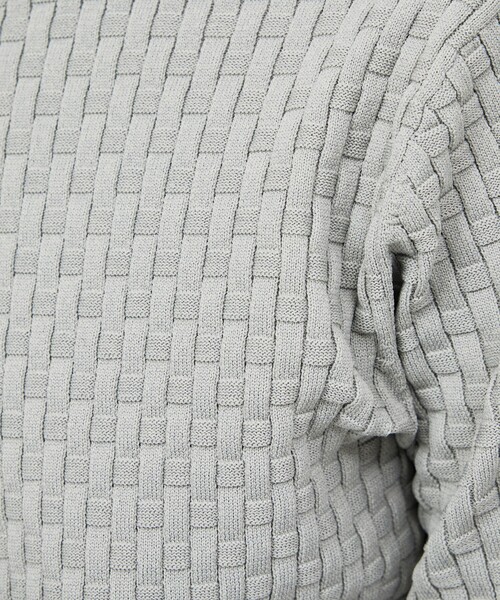 ABAHOUSE GRAY(アバハウスグレイ)の「【ハイストレッチ】ブロック ジャガード タートルネック ニット(ニット/セーター・メンズ・グレイッシュベージュ/モカ/ネイビー/ブラック/ホワイト/ブルー/パープル・46/48/50)」の17枚目の写真