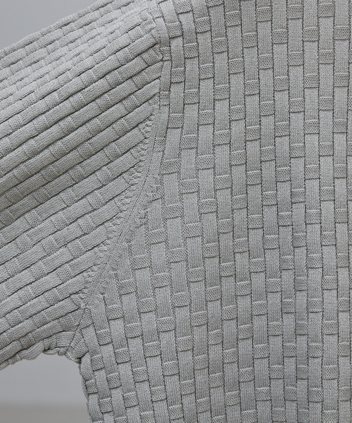 ABAHOUSE GRAY（アバハウスグレイ）の「【ハイストレッチ】ブロックチェック ジャガード タートルネック ニット（ニット/セーター・メンズ・グレイッシュベージュ/モカ/ネイビー/ブラック/ホワイト・46/48/50）」の16枚目の写真