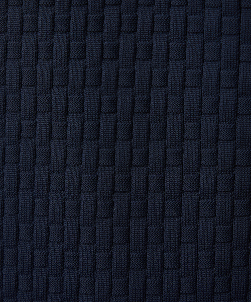 ABAHOUSE GRAY（アバハウスグレイ）の「【ハイストレッチ】ブロックチェック ジャガード タートルネック ニット（ニット/セーター・メンズ・グレイッシュベージュ/モカ/ネイビー/ブラック/ホワイト・46/48/50）」の19枚目の写真