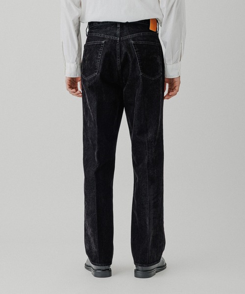 ISKO】フロッキーデニム ストレートスラックス / ADAM ET ROPE' JEANS