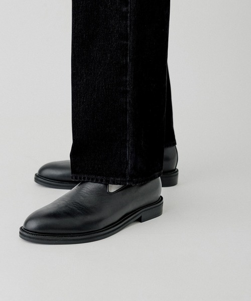 ADAM ET ROPE'（アダムエロペ）の「【ISKO】フロッキーデニム ストレートスラックス / ADAM ET ROPE' JEANS -IMAG-（デニムパンツ・メンズ・ブラウン系その他/ブラック系その他・M/L）」の14枚目の写真