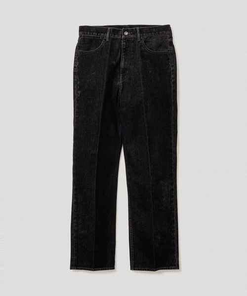 ADAM ET ROPE'（アダムエロペ）の「【ISKO】フロッキーデニム ストレートスラックス / ADAM ET ROPE' JEANS -IMAG-（デニムパンツ・メンズ・ブラウン系その他/ブラック系その他・M/L）」の16枚目の写真