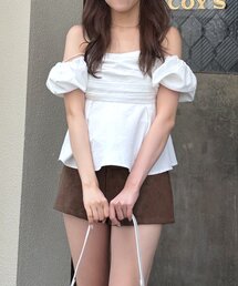 mline | [mline]オフショル ギャザーブラウス(シャツ/ブラウス)