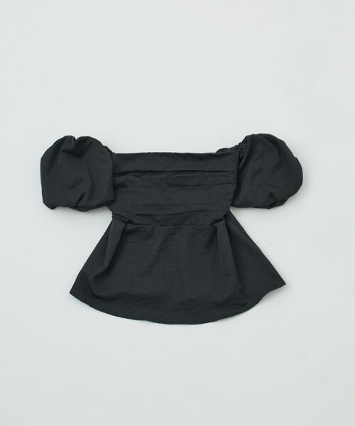 mline（エムライン）の「[mline]オフショル ギャザーブラウス（シャツ/ブラウス・レディース・オフホワイト/ブラック/ブルー・FREE）」の16枚目の写真