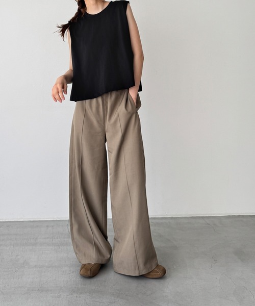 CANAL JEAN(キャナルジーン)の「El mar フレアタンクトップ(タンクトップ・レディース・ホワイト/ブラック/サックスブルー・ONE SIZE)」の9枚目の写真