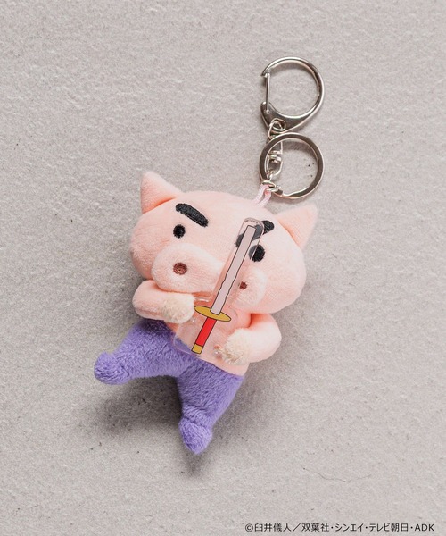 Me%（ミィパーセント）の「【クレヨンしんちゃん】トイキーホルダー　574993（キーホルダー・レディース・イエロー系その他/オフホワイト/ブルー系その他/その他1/ホワイト・FREE）」の5枚目の写真