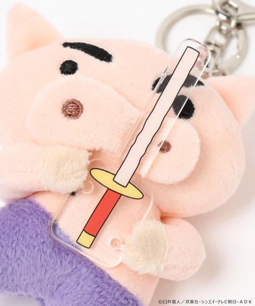 Me%（ミィパーセント）の「【クレヨンしんちゃん】トイキーホルダー　574993（キーホルダー・レディース・イエロー系その他/オフホワイト/ブルー系その他/その他1/ホワイト・FREE）」の7枚目の写真