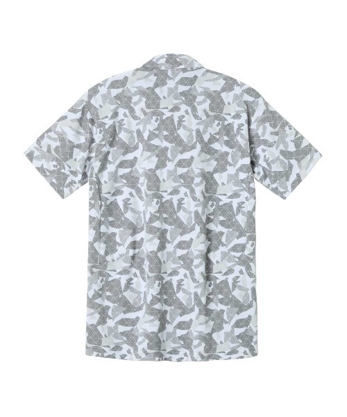 le coq sportif GOLF(ルコックスポルティフゴルフ)の「【le coq sportif GOLF】吸水速乾小柄プリント半袖シャツ ゴルフウェア(ポロシャツ・メンズ・カーキ/ネイビー/グレー・L/M/XL/3L)」の4枚目の写真