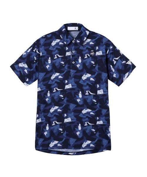 ルコック スポルティフ（lecoq sportif）/シャツ・ポロシャツ 小柄プリント半袖ポロシャツ 小柄プリント半袖シャツ（ポロシャツ）｜le coq sportif GOLF