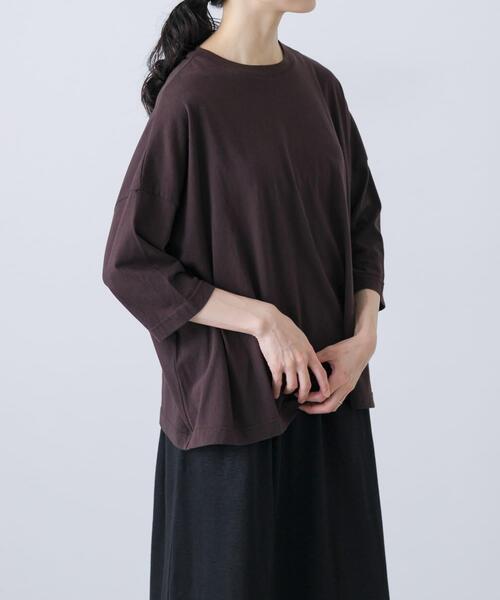 かぐれ（カグレ）の「ワイド6分袖プルオーバー（Tシャツ/カットソー