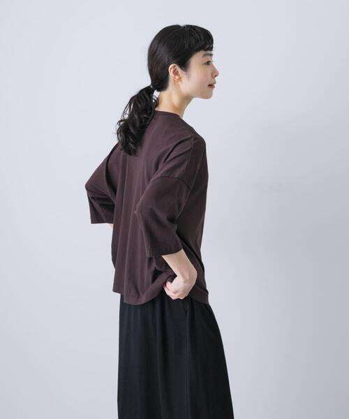 かぐれ（カグレ）の「ワイド6分袖プルオーバー（Tシャツ/カットソー