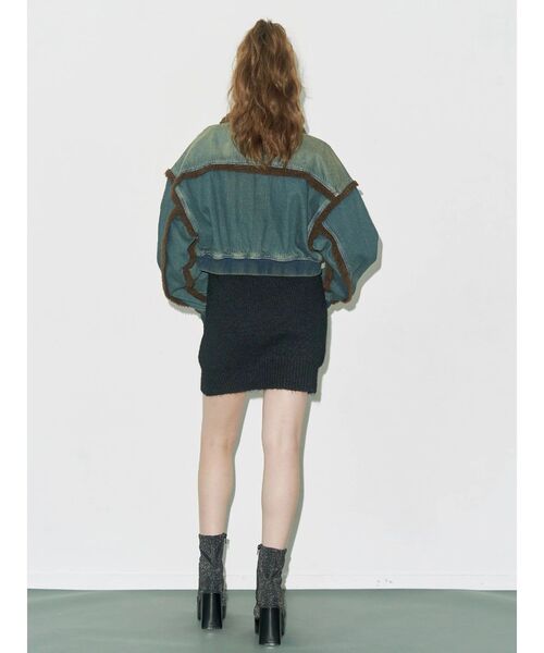 EVRIS（エヴリス）の「スリムチャンキーブーツ（ブーツ・レディース・その他1/ブラック・SMALL/MEDIUM/LARGE）」の7枚目の写真