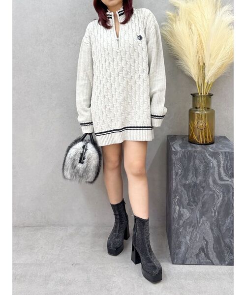 EVRIS（エヴリス）の「スリムチャンキーブーツ（ブーツ・レディース・その他1/ブラック・SMALL/MEDIUM/LARGE）」の10枚目の写真