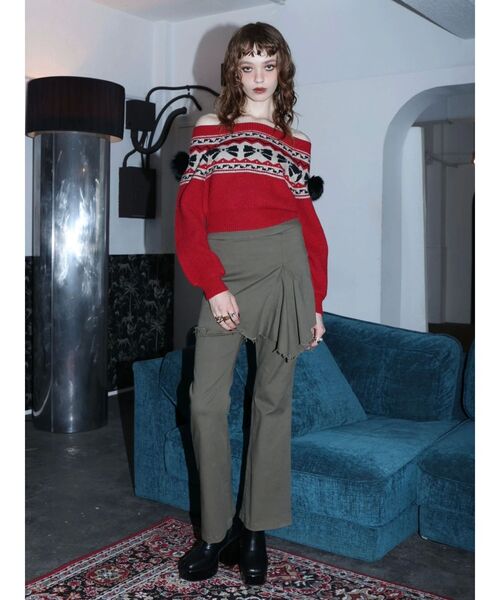 EVRIS（エヴリス）の「スリムチャンキーブーツ（ブーツ・レディース・その他1/ブラック・SMALL/MEDIUM/LARGE）」の18枚目の写真