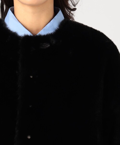 MACPHEE（マカフィー）の「フェイクムートン リバーシブルショート