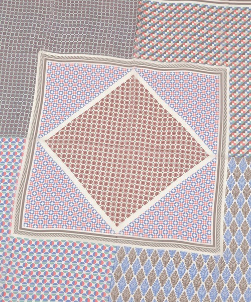 studio CLIP（スタディオクリップ）の「大判シフォンスカーフ（ストール/ショール・レディース・オレンジ/ブラック・FREE）」の12枚目の写真