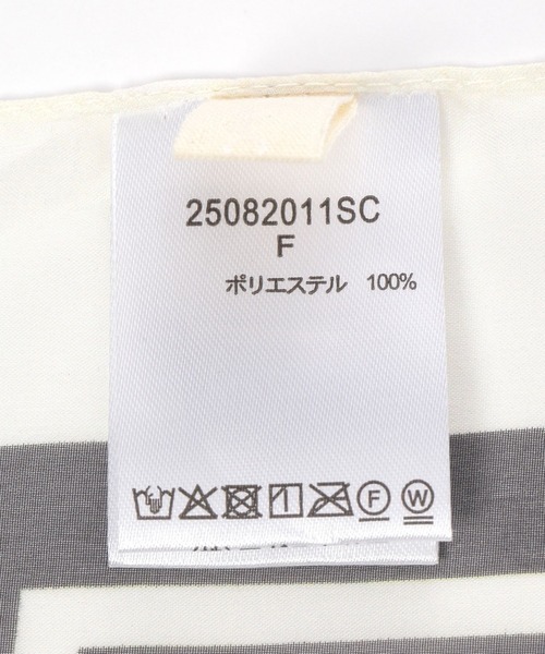 studio CLIP（スタディオクリップ）の「大判シフォンスカーフ（ストール/ショール・レディース・オレンジ/ブラック・FREE）」の14枚目の写真