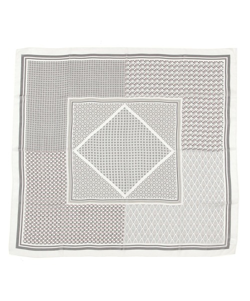 studio CLIP（スタディオクリップ）の「大判シフォンスカーフ（ストール/ショール・レディース・オレンジ/ブラック・FREE）」の7枚目の写真