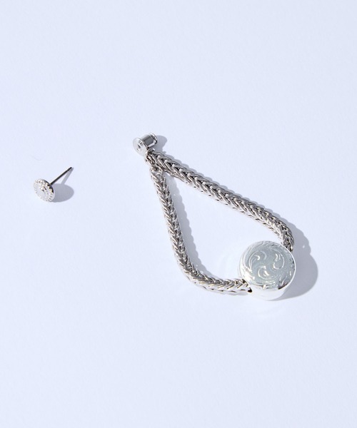 TOGA TOO Ring pierced earrings シルバー TOGA TOO/トーガトゥ】Drop pierced earrings/ドロップピアス