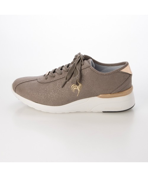 Riz raffinee(リズラフィーネ)の「【le coq sportif×Riz raffinee】ヒールアップ厚底スニーカー(スニーカー・レディース・ホワイト×ブラック/トリコロール/デザートカモ・25cm/24.5cm/24cm/23.5cm/23cm/22.5cm/22cm)」の18枚目の写真