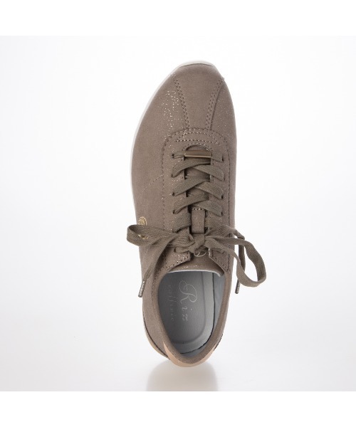 Riz raffinee(リズラフィーネ)の「【le coq sportif×Riz raffinee】ヒールアップ厚底スニーカー(スニーカー・レディース・ホワイト×ブラック/トリコロール/デザートカモ・25cm/24.5cm/24cm/23.5cm/23cm/22.5cm/22cm)」の20枚目の写真