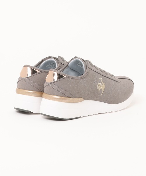 Riz raffinee(リズラフィーネ)の「【le coq sportif×Riz raffinee】ヒールアップ厚底スニーカー(スニーカー・レディース・ホワイト×ブラック/トリコロール/デザートカモ・25cm/24.5cm/24cm/23.5cm/23cm/22.5cm/22cm)」の6枚目の写真