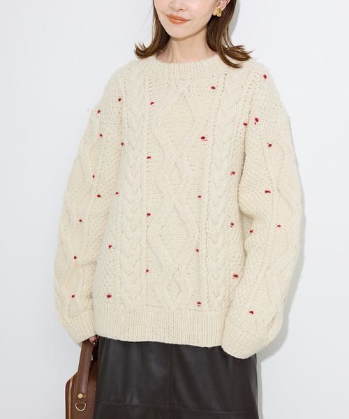 セール】embroideryハンドニット（ニット/セーター）｜SLOBE IENA