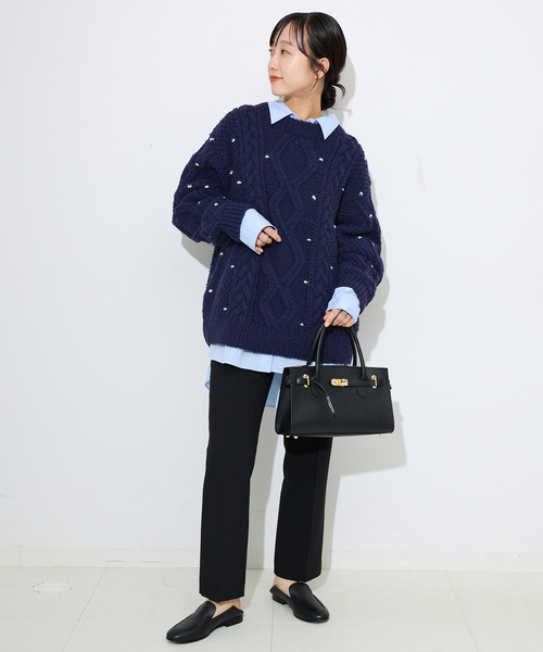 セール】embroideryハンドニット（ニット/セーター）｜SLOBE IENA