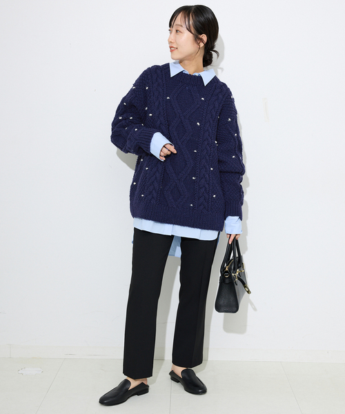 セール】embroideryハンドニット（ニット/セーター）｜SLOBE IENA