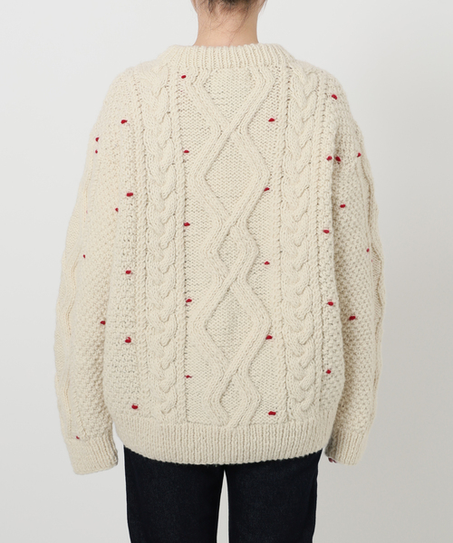 SLOBE IENA（スローブイエナ）の「embroideryハンドニット（ニット