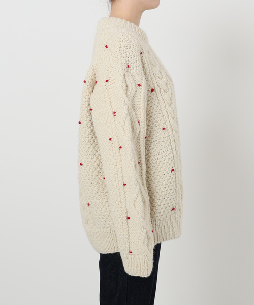 セール】embroideryハンドニット（ニット/セーター）｜SLOBE IENA