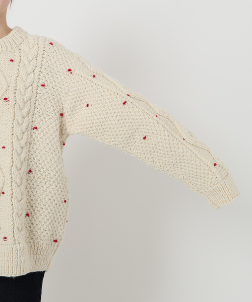 セール】embroideryハンドニット（ニット/セーター）｜SLOBE IENA