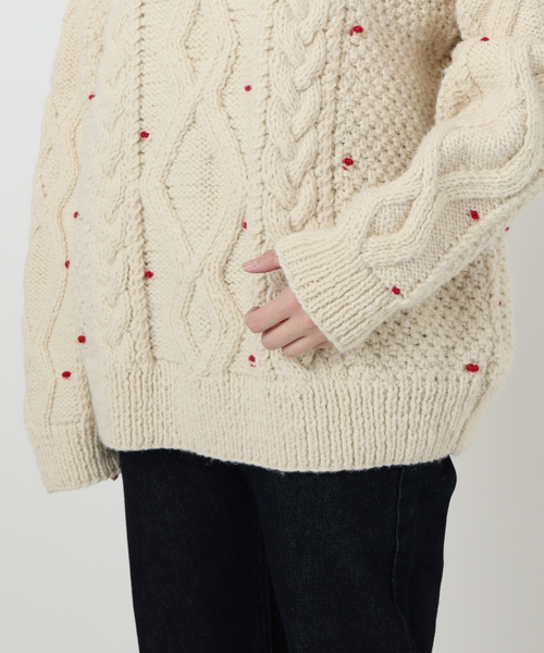 セール】embroideryハンドニット（ニット/セーター）｜SLOBE IENA