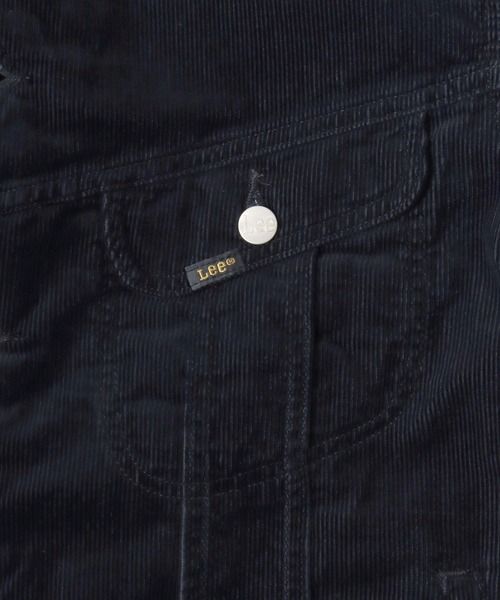 Lee（リー）の「Lee/リー DENIM  CORDUROY BOA STORM RIDER JACKET/オーバーサイズ 裏ボア デニム コーデュロイ ストームライダージャケット/レディース メンズ（デニムジャケット・メンズ・ブラック系その他/ブラウン系その他/インディゴブルー/ワンウォッシュ・M/XL/L）」の14枚目の写真