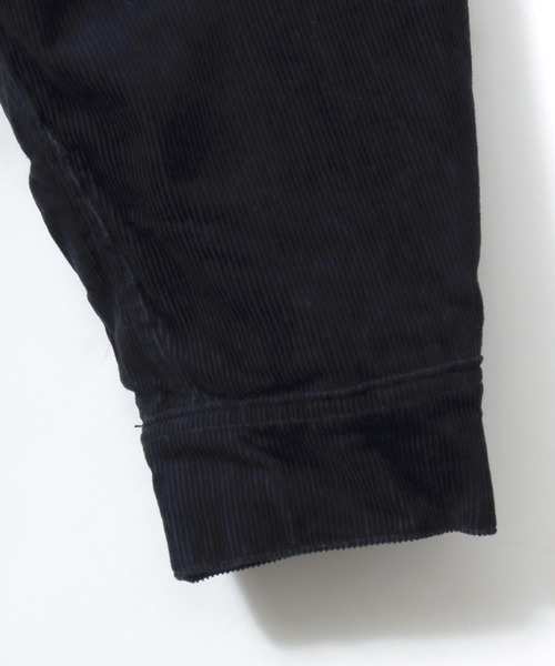 Lee（リー）の「Lee/リー DENIM  CORDUROY BOA STORM RIDER JACKET/オーバーサイズ 裏ボア デニム コーデュロイ ストームライダージャケット/レディース メンズ（デニムジャケット・メンズ・ブラック系その他/ブラウン系その他/インディゴブルー/ワンウォッシュ・M/XL/L）」の19枚目の写真