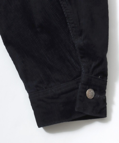 Lee（リー）の「Lee/リー DENIM  CORDUROY BOA STORM RIDER JACKET/オーバーサイズ 裏ボア デニム コーデュロイ ストームライダージャケット/レディース メンズ（デニムジャケット・メンズ・ブラック系その他/ブラウン系その他/インディゴブルー/ワンウォッシュ・M/XL/L）」の20枚目の写真