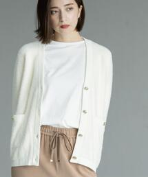 OPAQUE.CLIP | フェザーヤーンカーディガン【洗濯機OK/抗ピル】(カーディガン/ボレロ)