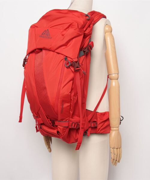 GREGORY(グレゴリー)の「ターギー45 TARGHEE 45 ガンマレッド M/Lサイズ(バックパック/リュック・メンズ・レッド系・ONE SIZE)」の2枚目の写真